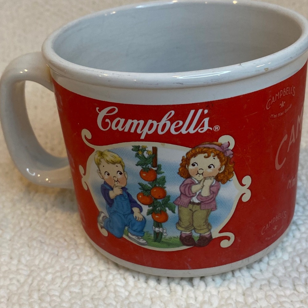 Campbell's Soup Kids Mugβ 2002 Tomato Soup M'm M'm Good Ceramic